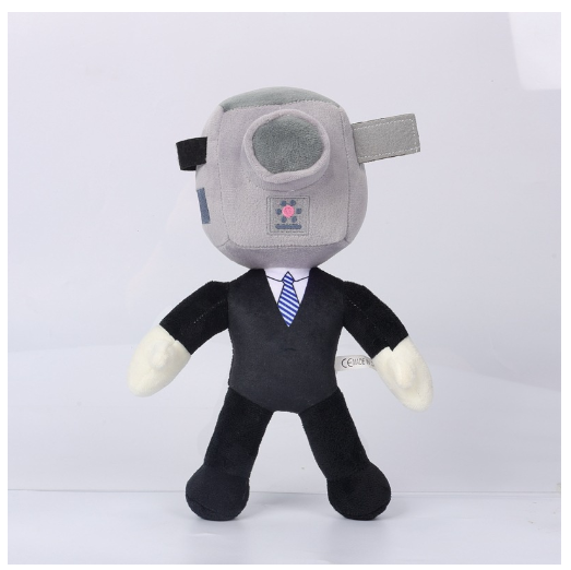 Skibidi Toilet Plush Toy Monitor Man Titan Cameraman TVman Speakerman Stuffed Dolls Prank Game Props Funny Present Fans Kids 24