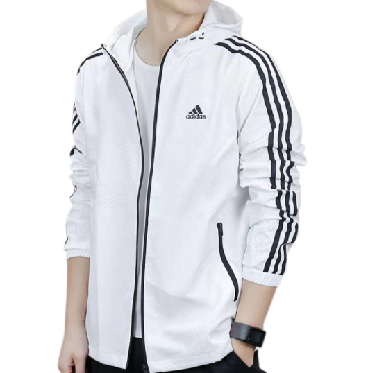 High Quality Replica Brand Sports Jacket Sun Protection Light Weight Sportswear For Men With Hoodie