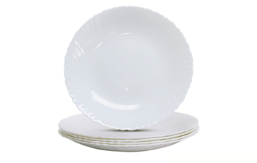 Home Gallery Opal Glass Dinner Plate 6pcs | 9.5"