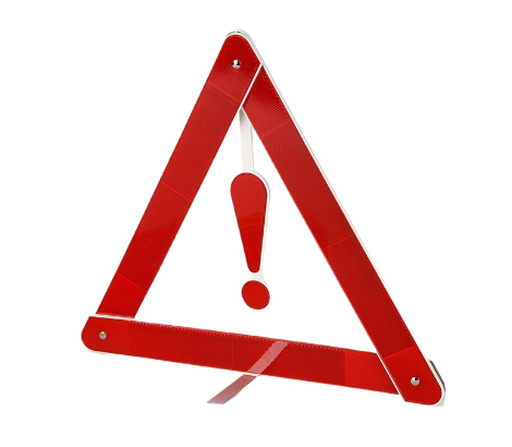 Early Warning Device Triangle Signature Car Safety Emergency Essentials