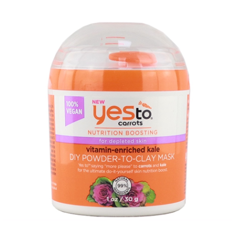 Yes To Carrots DIY Powder to Clay Mask Vitamin-Enriched Kale 30g