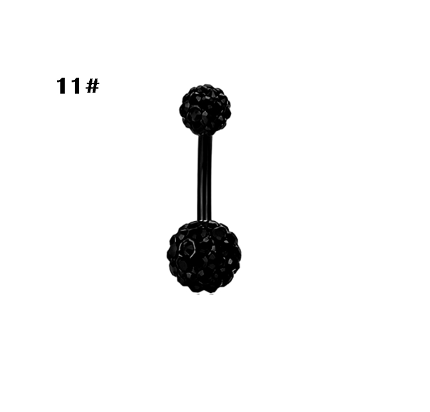 Moon Belly Button Ring Heart Shaped Black Belly Button Ring Button Nail b11