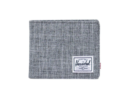 Herschel Roy Coin Rfid Raven Crosshatch Wallet
