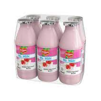 Del Monte Mr. Milk Strawberry Yoghurt  6 Bottles 100ml
