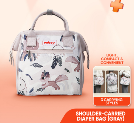Yoboo Shoulder Carried Diaper Bag Waterproof Shoulder Bag Maternity Bag Mommy Bag Newborn Baby
