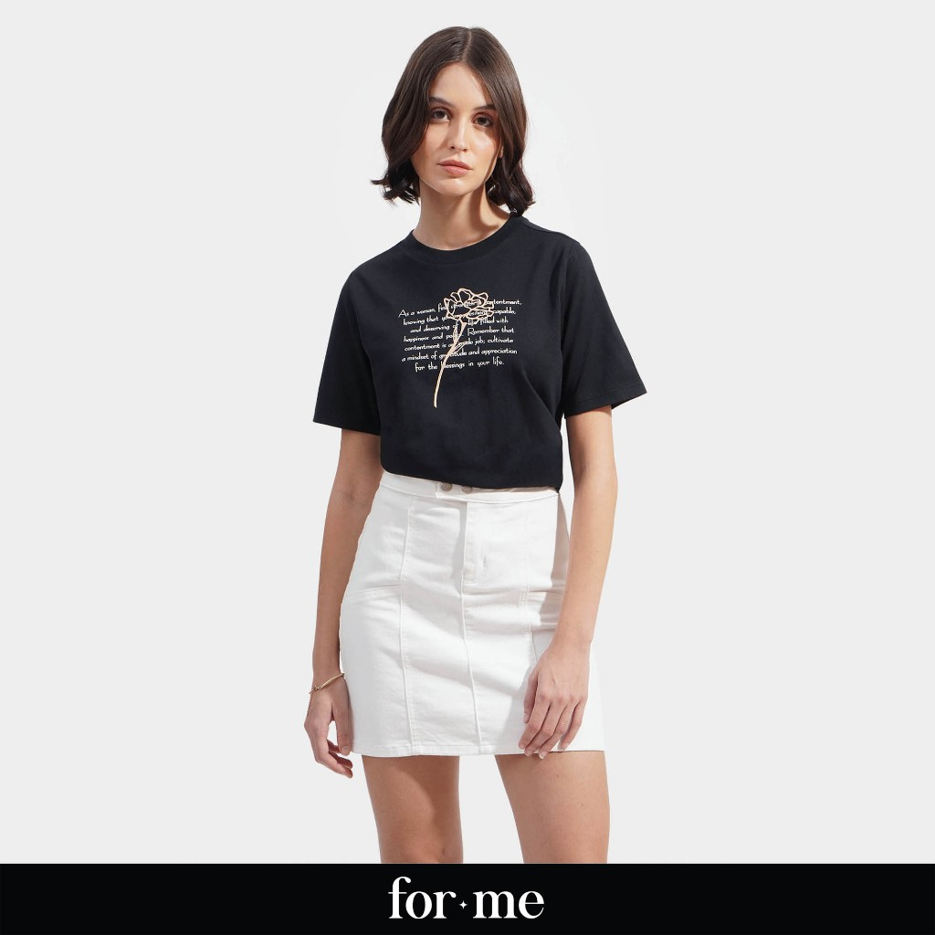 ForMe Regular Fit Graphic T-Shirt Collection for Women