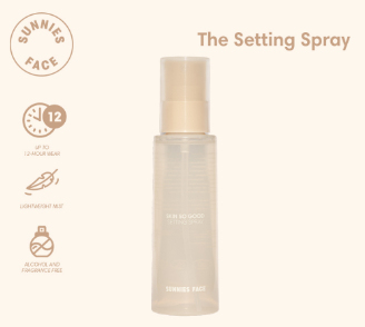 Sunnies Face Skin So Good The Setting Spray 12-Hour Makeup Setting Spray