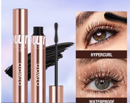 O.TWO.O Waterproof Mascara Lasting 36H Smudge-proof Eyelash Curling Black Eye Makeup