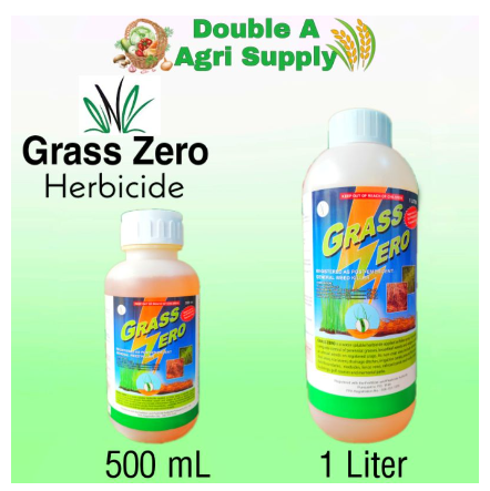 Grass Zero / GrassZero (Glyphosate) Post Emergent Herbicide / General Weed Killer / Pamatay sa Damo