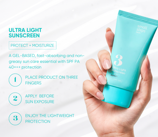 Small Steps Skin Ultra Light Sunscreen SPF 40 PA+++ Allantoin