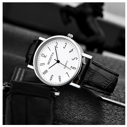 Men Casual Quartz Watch with Stainless Steel Strap M11