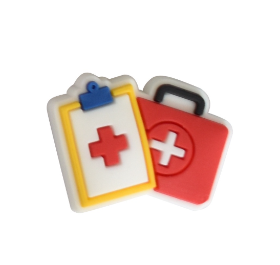 Cartoon Nurse Cap Crocs Jibbitz Medical Shoe Charms Medicine Kit Jibitz Croc Bandag Jibbits Charm for Kids Shoes Accessories Decoration 17