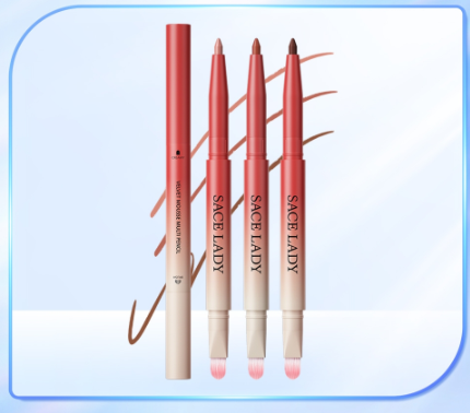 SACE LADY Lip Liners Nude Velvet Mousse Multi Pencil Highly Pigmented Lips Makeup