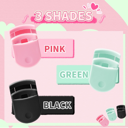 Bayfree 3 Color Eyelash Curler Mini Portable Eyelash Curler