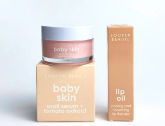 Sooper Beaute Baby Skin Serum + Lip Oil Duo