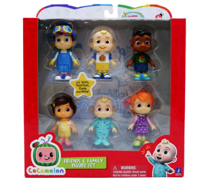 Cocomelon Family and Friends 6 Figure Set