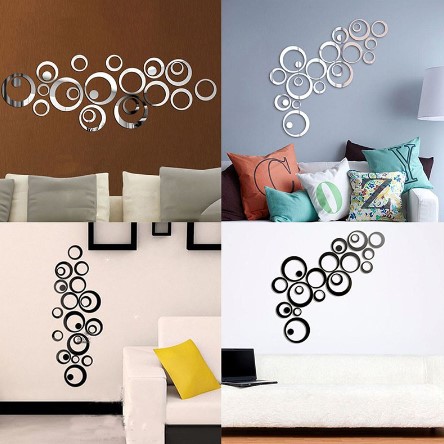 DIY 3D Room Decoration Mirror Living Wall Sticker