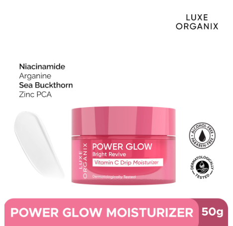 Luxe Organix Power Glow Bright Revive Vitamin C Drip Moisturizer 50G