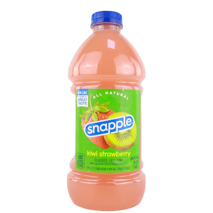 Snapple All Natural Kiwi Strawberry Flavored Juice Drink 1.89L