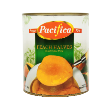 Pacifica Peach Halves Choice in Heavy Syrup 820g
