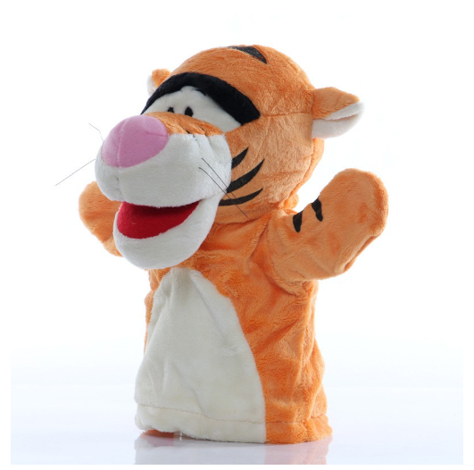 Animal Hand Puppet Cartoon Plush Toys Educational Pretend Telling Story Doll Kid Gifts 03