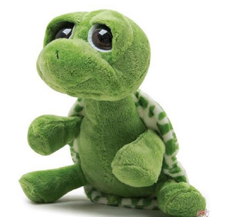Cute Baby Super Green Big Eyes Stuffed Tortoise Turtle Animal Plush Baby Toy Gift Hot 20CM