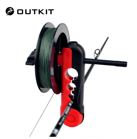 OUTKIT Fishing Line Spooler Adjustable for Various Sizes Rod Bobbin Reel Board Winder Reel Spool Spooler Universal Fishing Tools