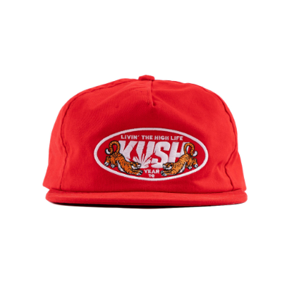KUSH Co. TIGER (Red) Unstructured Hat