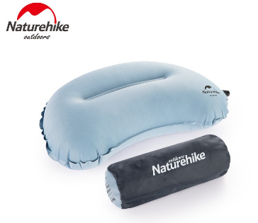 Naturehike Automatic Self Inflatable Air Pillows Compressed Portable Outdoor Camping Hiking Travelmate Inflatable Travel Pillow Back Rest Head Pillow Cushion