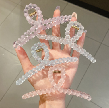 Woman Candy Color Frosted Gripping Clip Matte Hair Claws Ladies Hair Crab Hairpins Hairgrip Headwear Hair Accessories