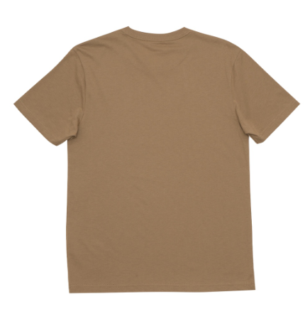 GIORDANO Men's Logo Tee  - Petrified Oak