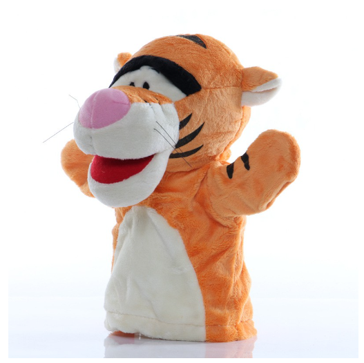 Animal Hand Puppet Cartoon Plush Toys Educational Pretend Telling Story Doll Kid Gifts D11