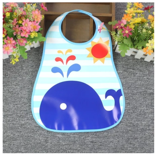 Three-dimensional Saliva Towel Baby Child Baby Food Pocket EVA Bib Bib Waterproof Overalls New Style WB3