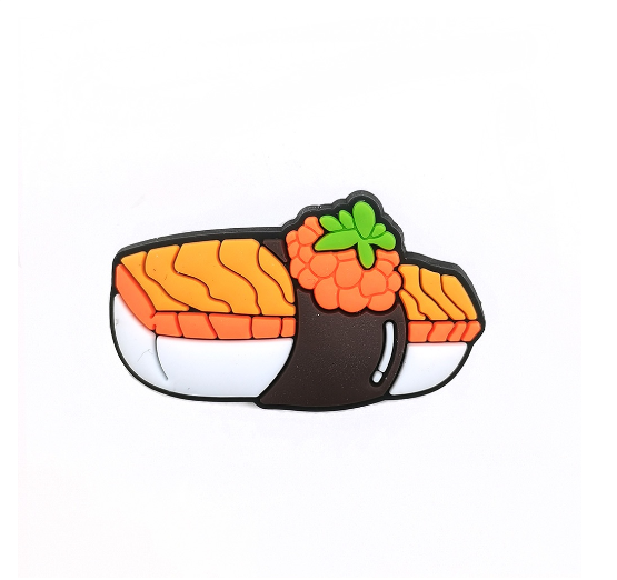 Cute Sushi Food Jibbits Charm Cake Milktea Shoe Charms Dimsum Siomai Jibits Croc Pin Fries Egg Jibitz Crocs F20
