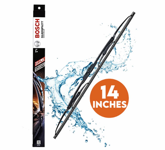 Bosch Wiper Blade Silicone Silikomplett Single 14 '' Size