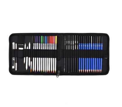 41pcs/set Professional Drawing Kit Pencils Sketch Charcoal Pencil Painting Tool Art Supplies wit