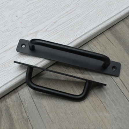 Aluminum Alloy Door Handles Durable Door Grab Bar Suitable Sliding Barn Closet Garden Sheds Fence