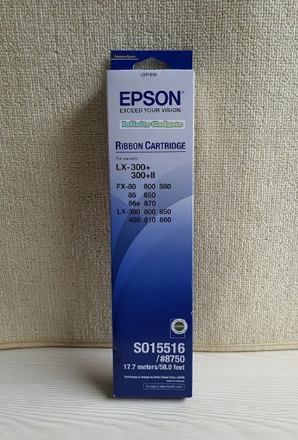 Genuine Epson Ribbon Cartridge for LX-300+, LX-300+II, FX-80