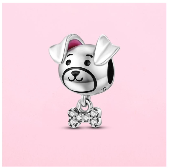 Silver Robot Cat Mummy Rocking Charm Beads for Original Pandora Bracelet Necklace DIY Women's Jewelry Gift 0036