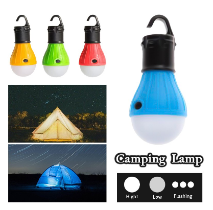 LED Camping Lamp Outdoor Tent Light Portable Waterproof Lighting Hanging Signal Light