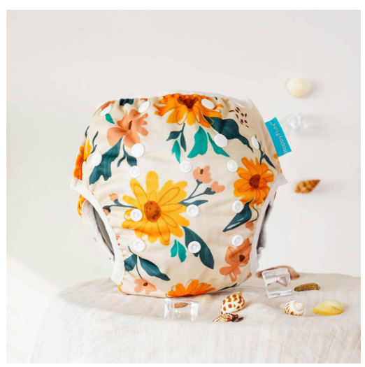 HappyFlute New Print Breathable Mesh Fabric Adjustable Pool Pant Swimming Pool Diaper Cover Reusable Washable Summer Baby c26