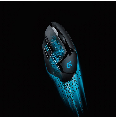 [ONLINE EXCLUSIVE] Logitech G402 Hyperion Fury Wired Gaming Mouse, 4,000 Dpi, 8 Programmable Buttons