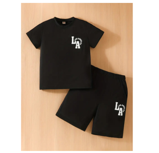 Boys Shirt Suits Baby Polo Terno Clothes 0-5 years Child Print Shirt and Shorts Terno for KidSorts Two Sets of Kids S32