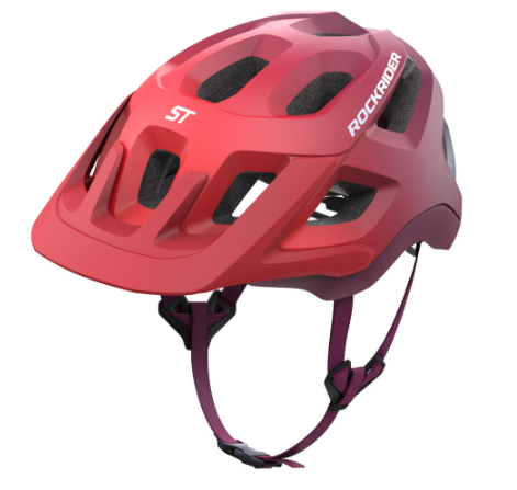 Decathlon Rockrider Mountain Biking Helmet ST 500 - Purple Ombre