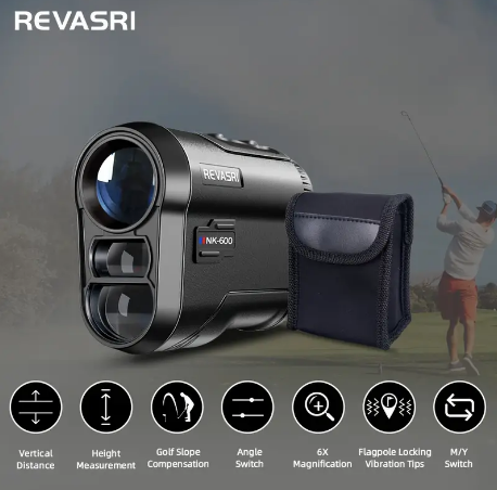 Halloween Golf Hunting Laser Rangefinder, Full-featured Version For Golf And Hunting Archery, With Slope Compensation And Angle Switch, Flagpole Lock And Vibration