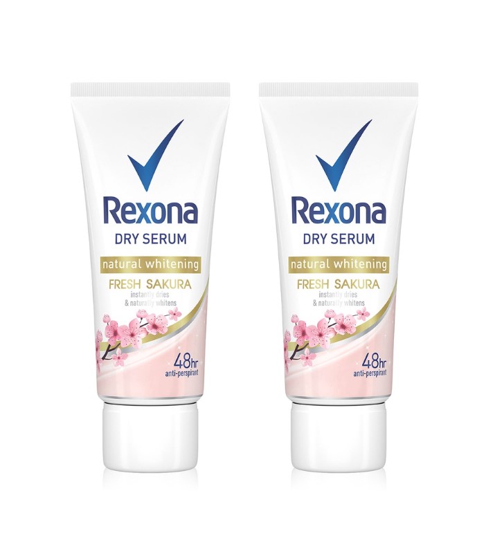 Rexona Deodorant Dry Serum Fresh Sakura 50ML BUNDLE OF 2