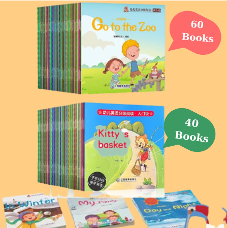 100pcs Vocab Books for Kids Learning English Smart Book with Video and Audio Guide