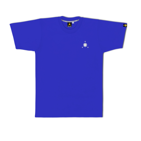 FrancisM Mens Burda Blue White Embro