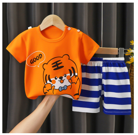 Boy Clothes Corp Terno for Kids Boys Fashion Sando Shorts Set Summer Terno For Kid Boy D18