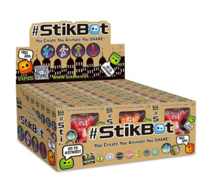 Stikbot Puppet Sucker Doll Joint Puppet Toys Freeze Action Figure Filming Animation Toys by random model